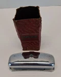 Vtg Lucas 572603 Chrome License Plate Light Cover Austin Healey 100-6 3000, 1956. Fixed Price $39.95.