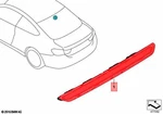 Genuine 3RD Third Stop Brake Light Bmw 4-SERIES F33 F83 M4 Cabrio 2014-. Fixed Price $215.90.