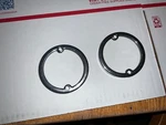 Oem Gm 1957-1962 C1 Corvette Parking Light Lamp Lens Chrome Bezels Pair 5933022. Fixed Price $26.89.
