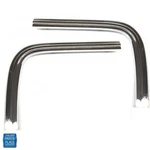 1969 Cutlass / 442 Fender Eyebrow Chrome Molding Trim - Pair 402013 & 402012. Fixed Price $87.99.