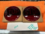 Nos Pair Vintage Lamp LS321 Stop Light Glass Lens KD254 Truck Travel Trailer. Fixed Price $149.95.