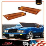 1979-1986 Ford Mustang Amber Lens Front Fender Side Marker Light Lamps 2PCS. Fixed Price $34.99.