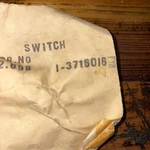Nos Gm 3718016 Back Light Lamp Switch 1955 - 1964 Chevrolet Pickup. Fixed Price $125.00.