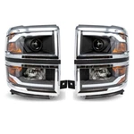For 2014-2015 Chevy Silverado Projector Headlights Led Sequential Front Lamps. Fixed Price $339.99.