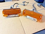 1966 Chevelle Malibu Amber Parking Light Lamp Lens Assembly Pair Gm Oem. Fixed Price $65.00.