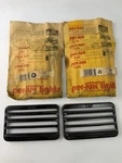 Lot Of (2) Per-lux Series Fog Driving Light Louver 6005 07930702 3/8 4". Fixed Price $43.49.