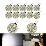 Everbrightt 12PACK G4 Puck Lights Led Bulbs Side Pin Base White Round 5050. Fixed Price $48.86.