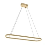 Afx Lighting 48" Pendant, Satin Brass - GLOP4812L30D1SB. Fixed Price $302.40.