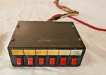 Federal Signal SW300-012 6 Switch Box Police Car Safety Lights. Fixed Price $39.95.