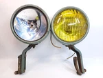 As-is Set Of Vintage Guide Fog Driving Lights 5-3/4 2002-E Sealed Lamps Usa. Fixed Price $119.99.