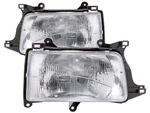 Headlights Halogen Chrome Pair Left Right Set Fits 93-98 Toyota T100 Pick Up. Fixed Price $174.99.