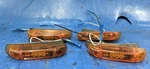 4.25" Oval Amber Led Trailer Marker Lights Backup Tail Turn Rear Park Pcs. Fixed Price $24.99.