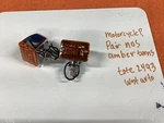 New Pair Amber Turn Signal Lights Chrome Motorcycle? Directional Lamp. Fixed Price $49.95.