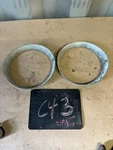 1955 Nash Statesman Ambassador Headlight Trim Molding Bezels Rough Shape Oem. Fixed Price $39.99.
