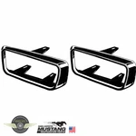 1970 Mustang Mach Grille Sport Lamp Trim Bezels Pair D0ZZ-13210 Made In Usa. Fixed Price $139.99.