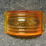 (1) Dietz 534 Amber Glass Half-round Clearence Marker Light Lamp Lens 60013. Fixed Price $14.99.