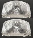Pair (2) Clear Parking Light Lens 1955-1956 Ford F-100 F-250 F-350 Pickup. Fixed Price $22.99.