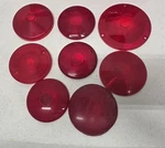 Lot Vintage 8 Assorted Round Red Taillights Reflectors Lenses Pmco Tmc Kd Dz. Fixed Price $24.99.
