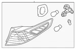 Genuine Kia 2014-2015 Optima Tail Lamp Assembly 92401-4C500. Fixed Price $197.47.