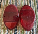 Vintage Hella Srbbl 360-2 Tail Light Lenses Pair Vw Volkswagen Beetle Bug 62-67. Fixed Price $39.99.