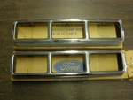 Nos Oem Ford 1970 Mercury Park Light Lamp Bezels Chrome Pair Marauder Marquis. Fixed Price $169.00.