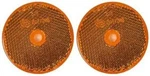 2" Round Reflector With Center Mounting Hole - Red/amber/white Color: 2X. Fixed Price $15.99.