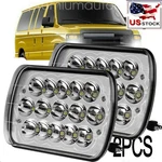 Pair Ford E-150 E-250 E-350 H6054 7X6" 5X7 Headlights Sealed Beam Square. Fixed Price $35.99.