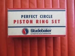 Studebaker Piston Ring Set #1561801. Fixed Price $38.00.