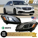 Usa Dot Facelift Full Led Headlight For 2014-2017 Mercedes Benz W222 Class. Fixed Price $529.95.