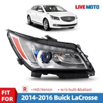Hid/xenon Headlight 2014-2016 Buick Lacrosse W/adaptive Headlamp Passenger Side. Fixed Price $395.99.
