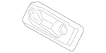 Genuine Mercedes-benz License Plate Lamp 210-820-03-56. Fixed Price $42.08.