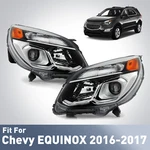 For 2016 2017 Chevrolet Equinox Halogen Headlights W/bulbs Left + Right Pair. Fixed Price $124.99.