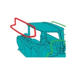 W753VDX Brothers Trucks Windshield Seal - One Piece Window Deluxe. Fixed Price $49.95.