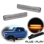 Fit Ford Truck F100 F150 F250 1978 1979 Front Side Marker Light Clear Lens Amber. Fixed Price $24.99.