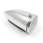 Vintage/classic Car Side Lamp, Equivalent To Lucas 1130 Type, Chrome, Glass Lens. Fixed Price $158.08.