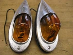 2 Vintage Griffin 117 Cab Marker Clearance Lights. Fixed Price $120.00.