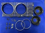 Ford Genuine Nos Headlight Lamp Kit W/ Mounting Hardware, Bezels D3AZ-13008-C. Fixed Price $75.00.