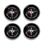 Scott Drake Black Styled Steel Wheel Center Cap Set Mustang 1965-1966. Fixed Price $146.95.