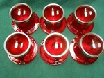 1961 Pontiac Star Chief Tail Light Set Of New Lenses. Fixed Price $38.00.