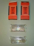 1942 46 Ford Parking Lenses. Set Of Nors Lynx-eye PL-601. Fixed Price $29.99.