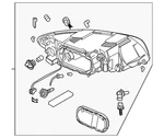 Genuine Volvo Headlamp Assembly 31383194. Fixed Price $661.28.