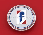 Fiat 124 Spider Pininfarina Round Emblem New. Fixed Price $42.00.