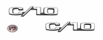 1969 - 70 Chevy C10 Pick Up Truck Fender Emblems Pair For Both Sides Of. Fixed Price $63.94.