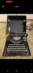Antique 1930S Classic Underwood Portable Typewriter. Fixed Price $120.00.