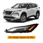 Left Headlight For 2021-2023 Nissan Rogue Halogen W/led Drl Headlamp Driver Side. Fixed Price $89.99.
