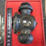 Antique Corcoran Victor Co. Ford Model Side Light Kerosene Carriage Lantern. Fixed Price $135.00.