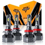 Auxbeam 9005 H11 Led Headlight Bulbs Kit Hi/lo High Power 220W 6500K+CANBUS. Fixed Price $169.99.