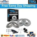 Trq New Front Rear Brake Rotor & Premium Posi Ceramic Pads Kit 2006-10 Ford. Fixed Price $232.86.