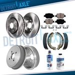 Front Brake Rotors & Ceramic Pads + Rear Drums Shoes For 2002-05 Toyota Celica. Fixed Price $130.06.