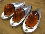3 Vintage Griffin 117 Cab Marker Clearance Lights. Fixed Price $170.00.